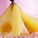 Ginger Spiced Poached Pears 