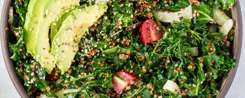 Kale Red Quinoa Salad